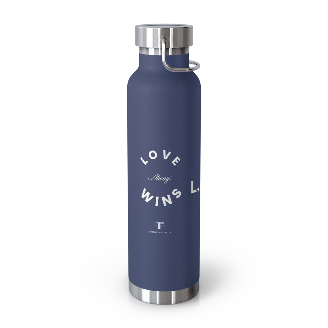 Love Always Wins Copper Vacuum Insulated Bottle, 22oz