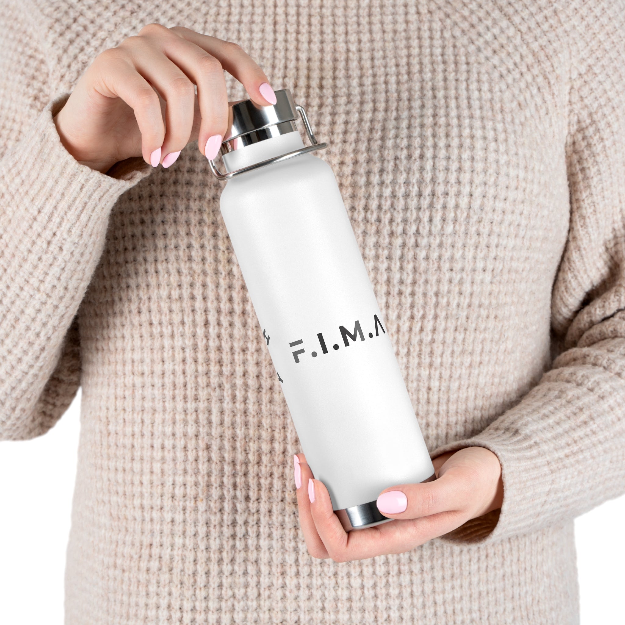 Faith In My Ability Copper Vacuum Insulated Bottle, 22oz