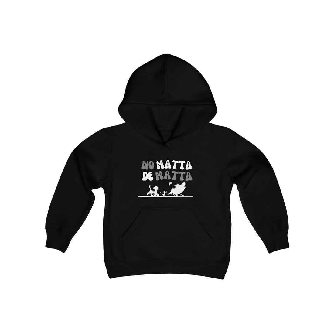 No Matta De Matta Kids Hooded Sweatshirt