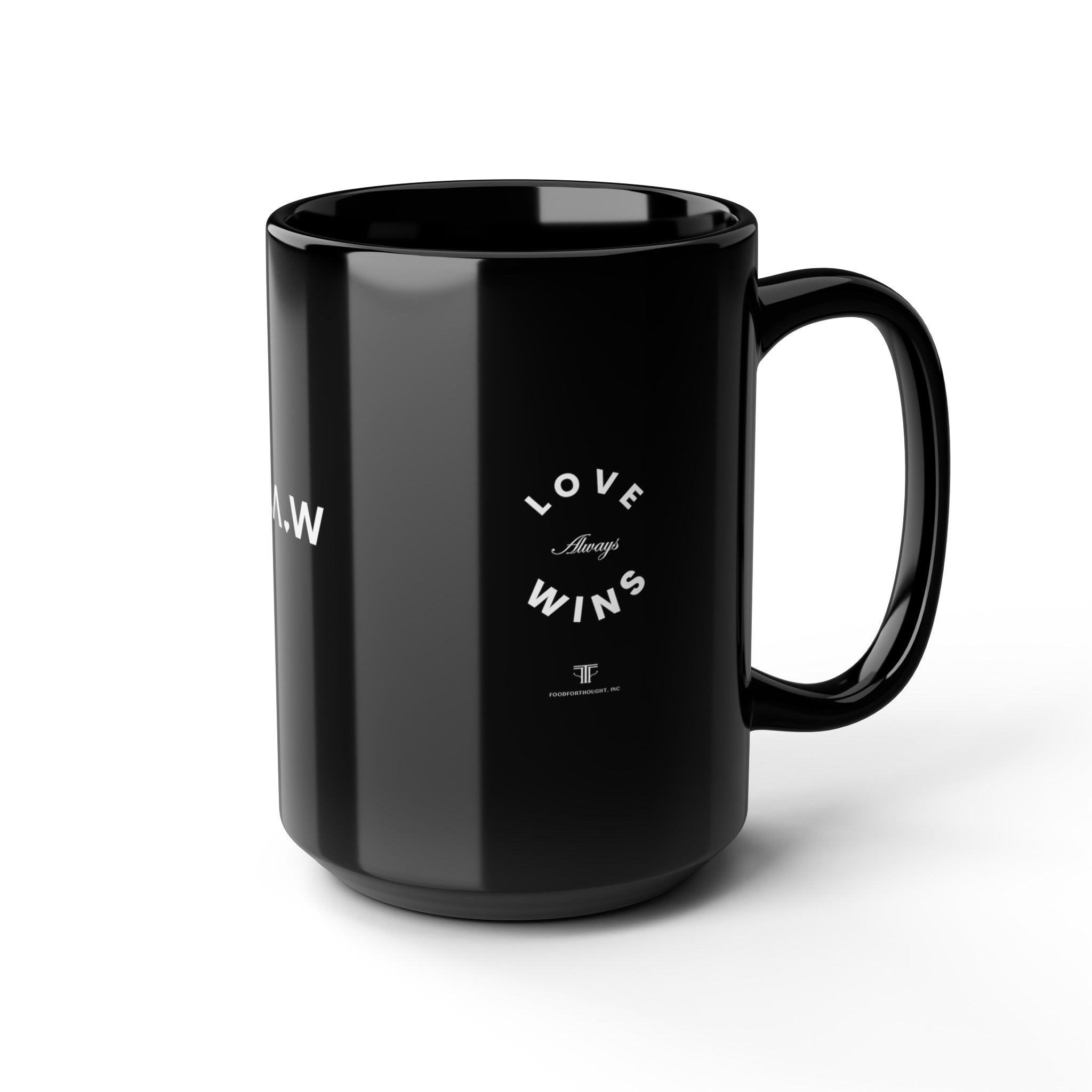 Love Always Wins Black Mug (11oz, 15oz)