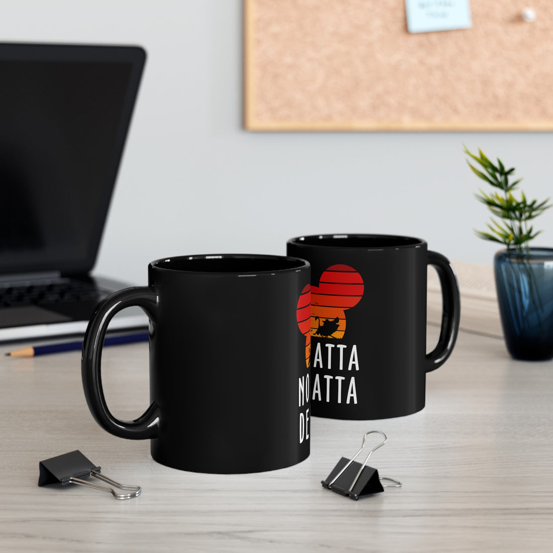 No Matta De Matta Black Mug (11oz, 15oz)