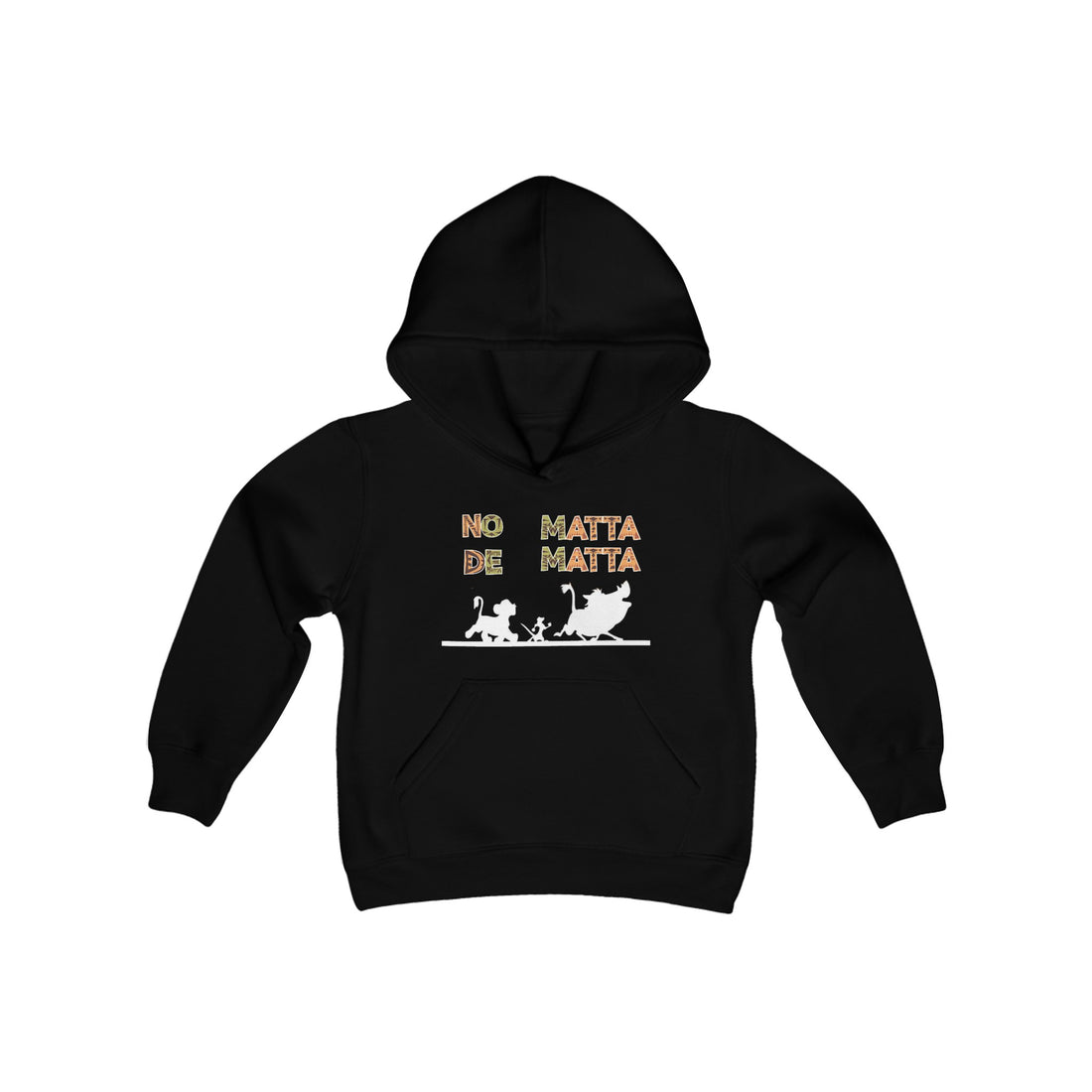 No Matta De Matta Kids Hooded Sweatshirt