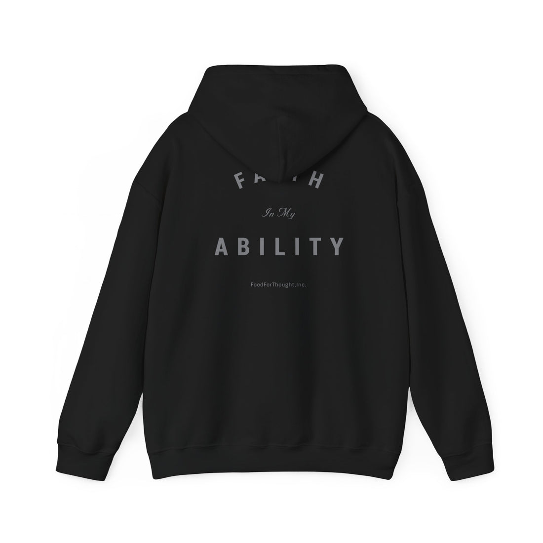 Faith Is My Ability Hoodie Black