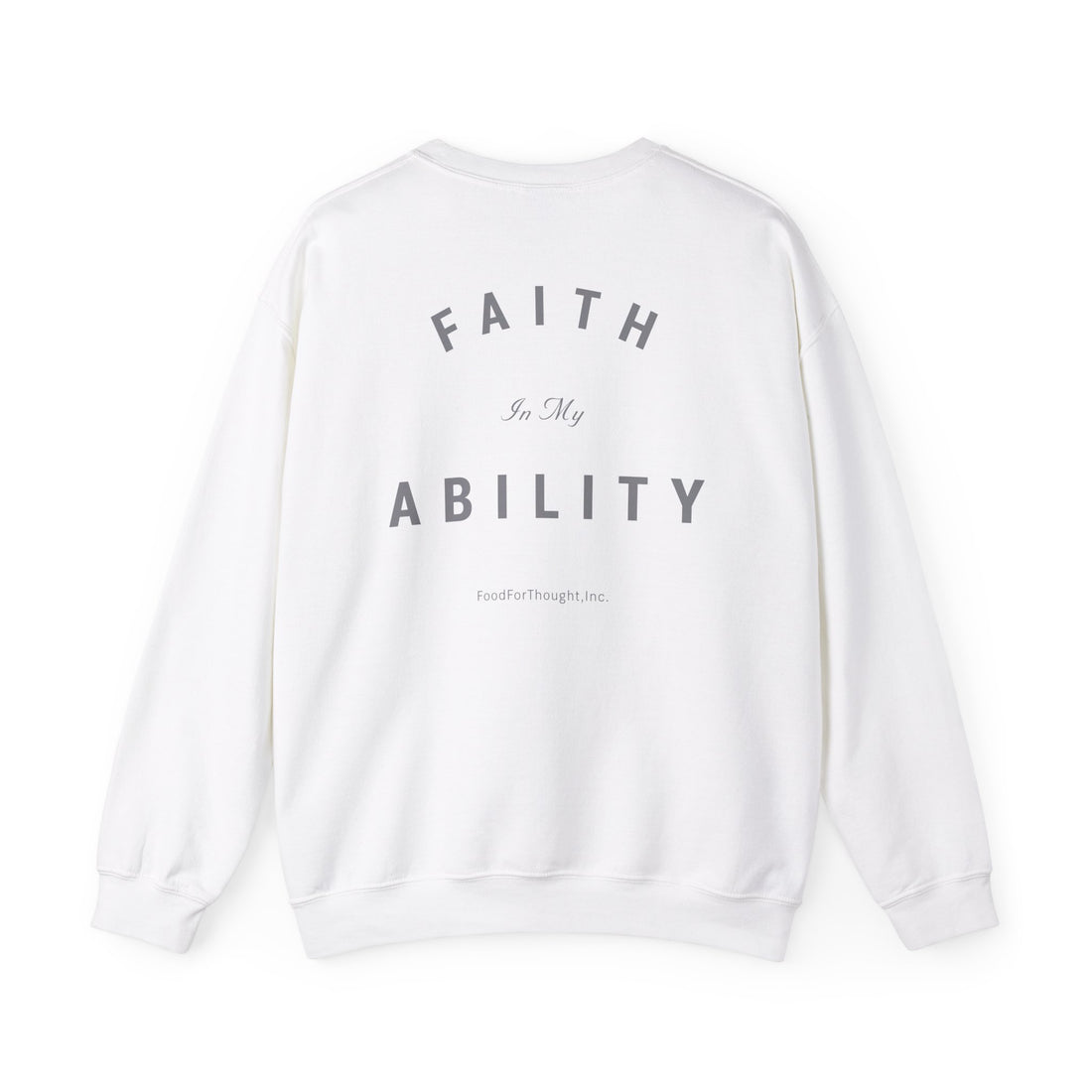 Faith Is My Ability Unisex Heavy Blend™ Crewneck Sweatshirt