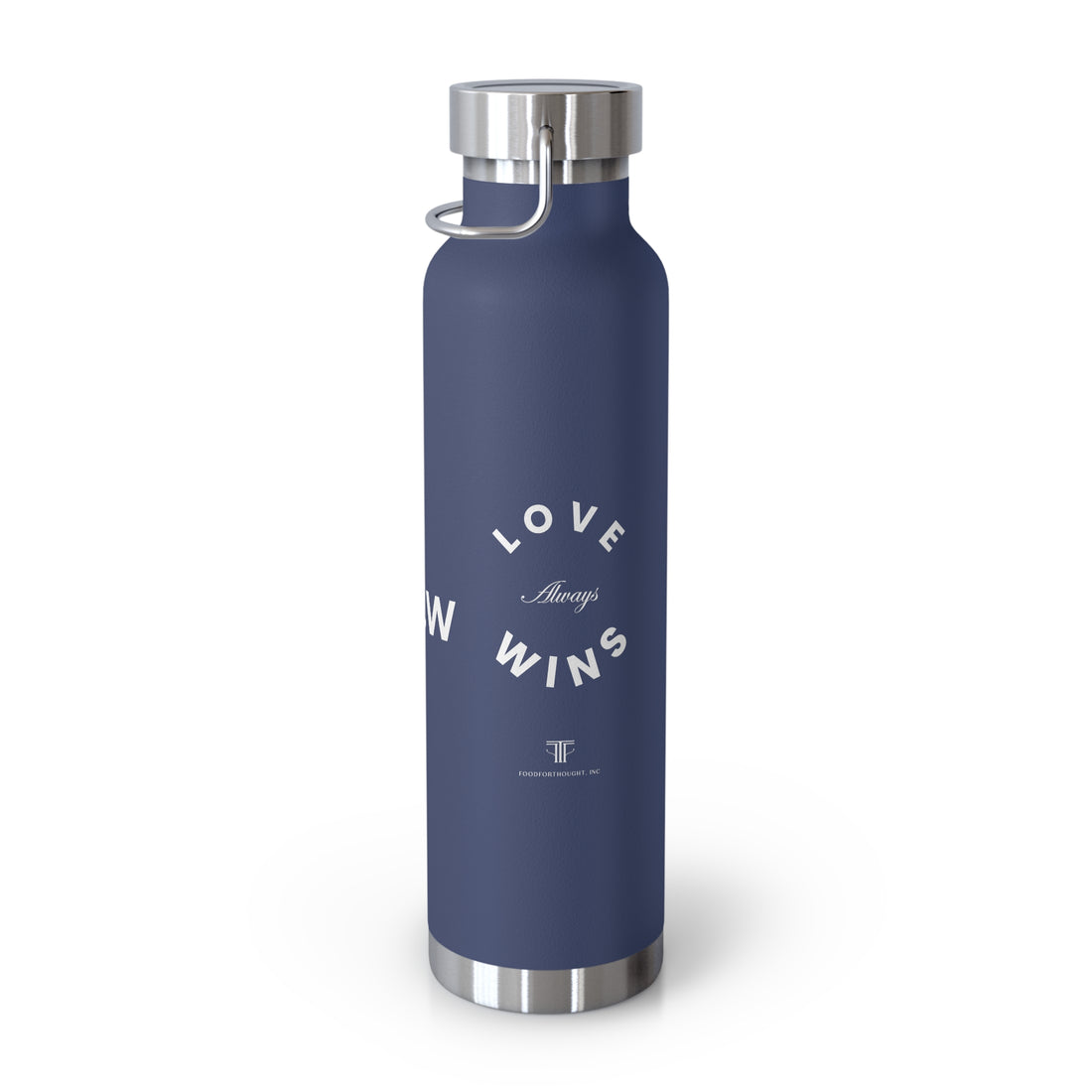 Love Always Wins Copper Vacuum Insulated Bottle, 22oz