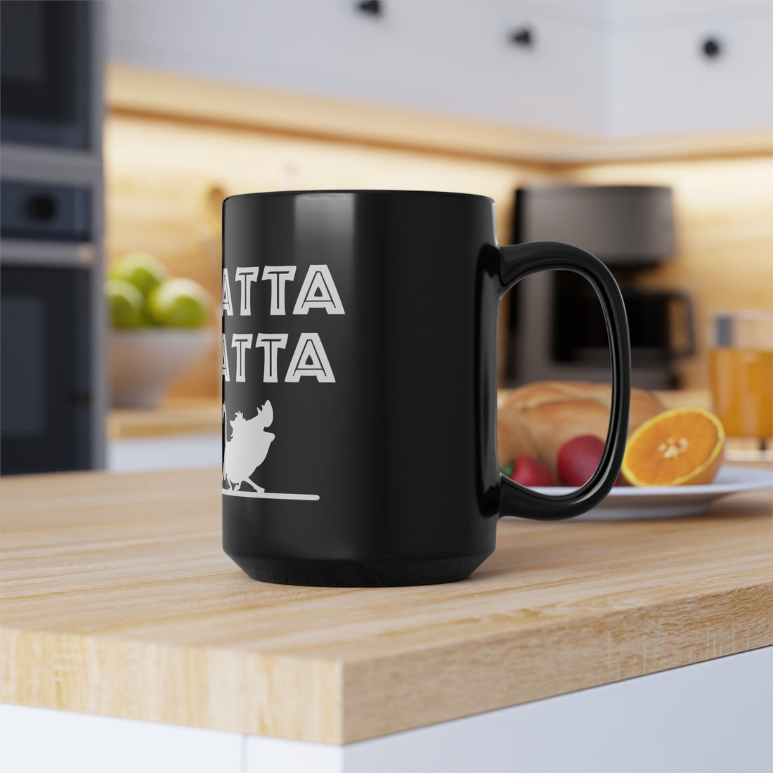 No Matta De Matta Black Mug (11oz, 15oz)