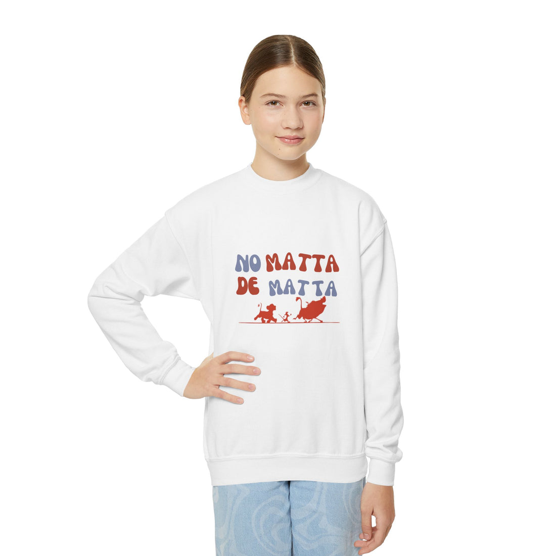 No Matta De Matta Kids Sweatshirt