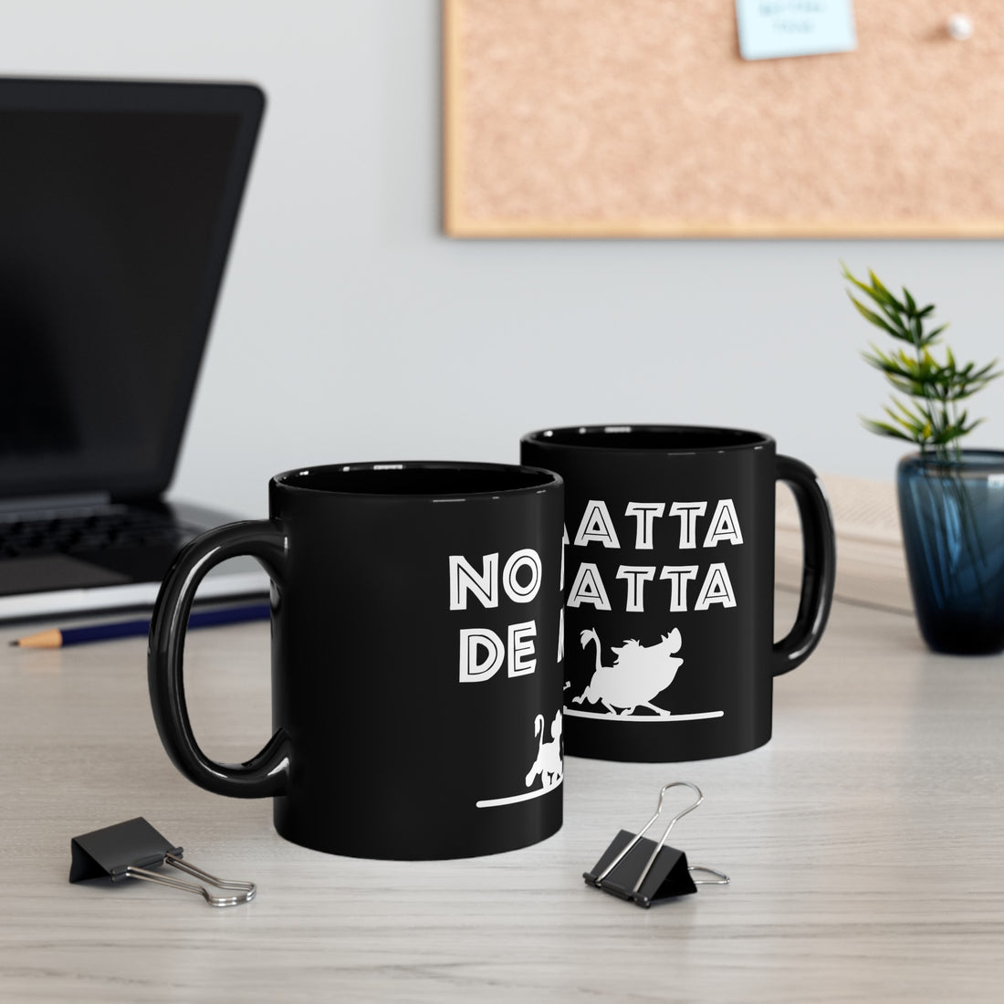 No Matta De Matta Black Mug (11oz, 15oz)