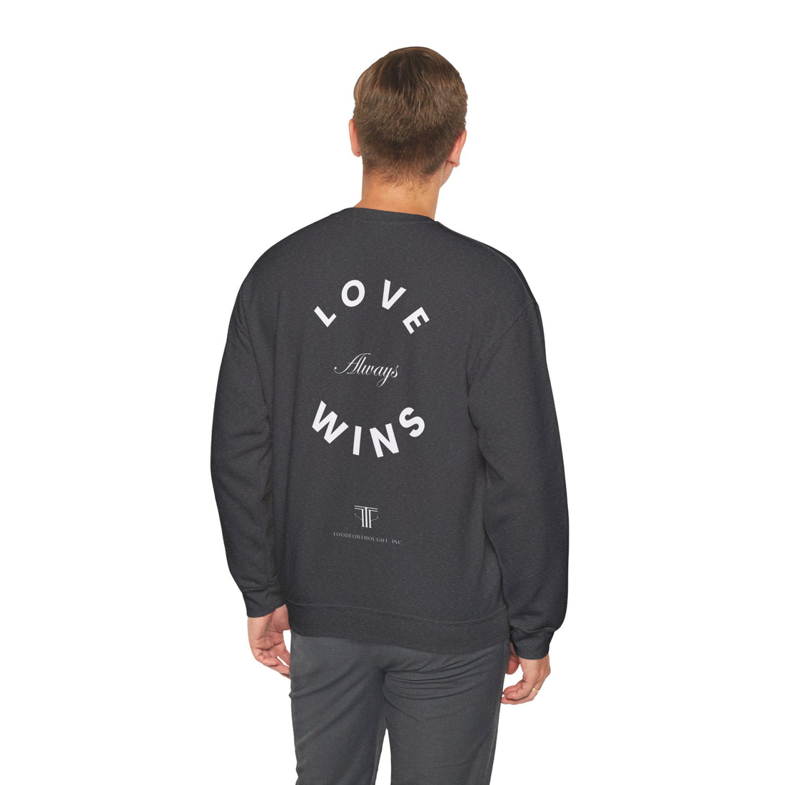 Love Always Wins Unisex Heavy Blend™ Crewneck Sweatshirt