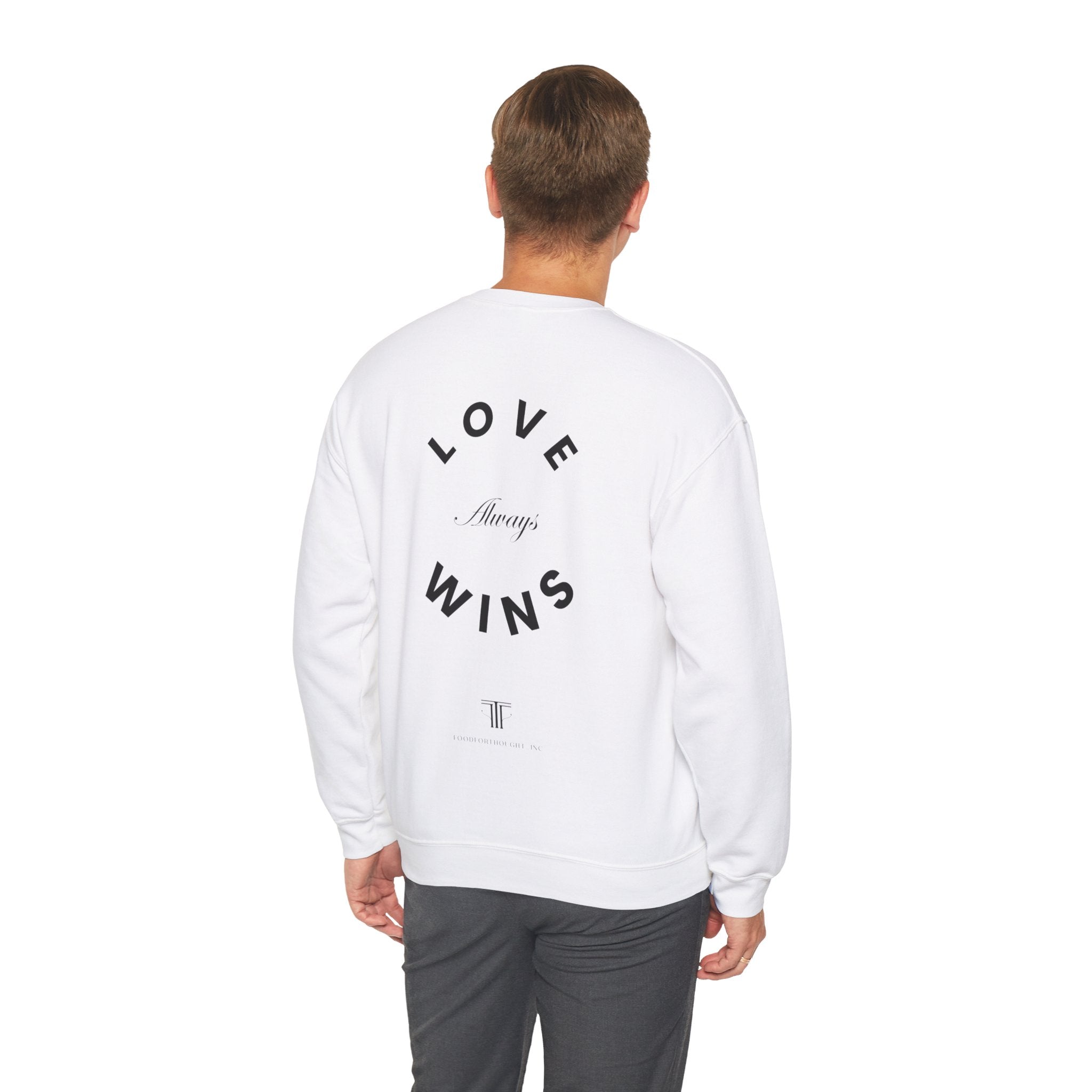 Love Always Wins Unisex Heavy Blend™ Crewneck Sweatshirt