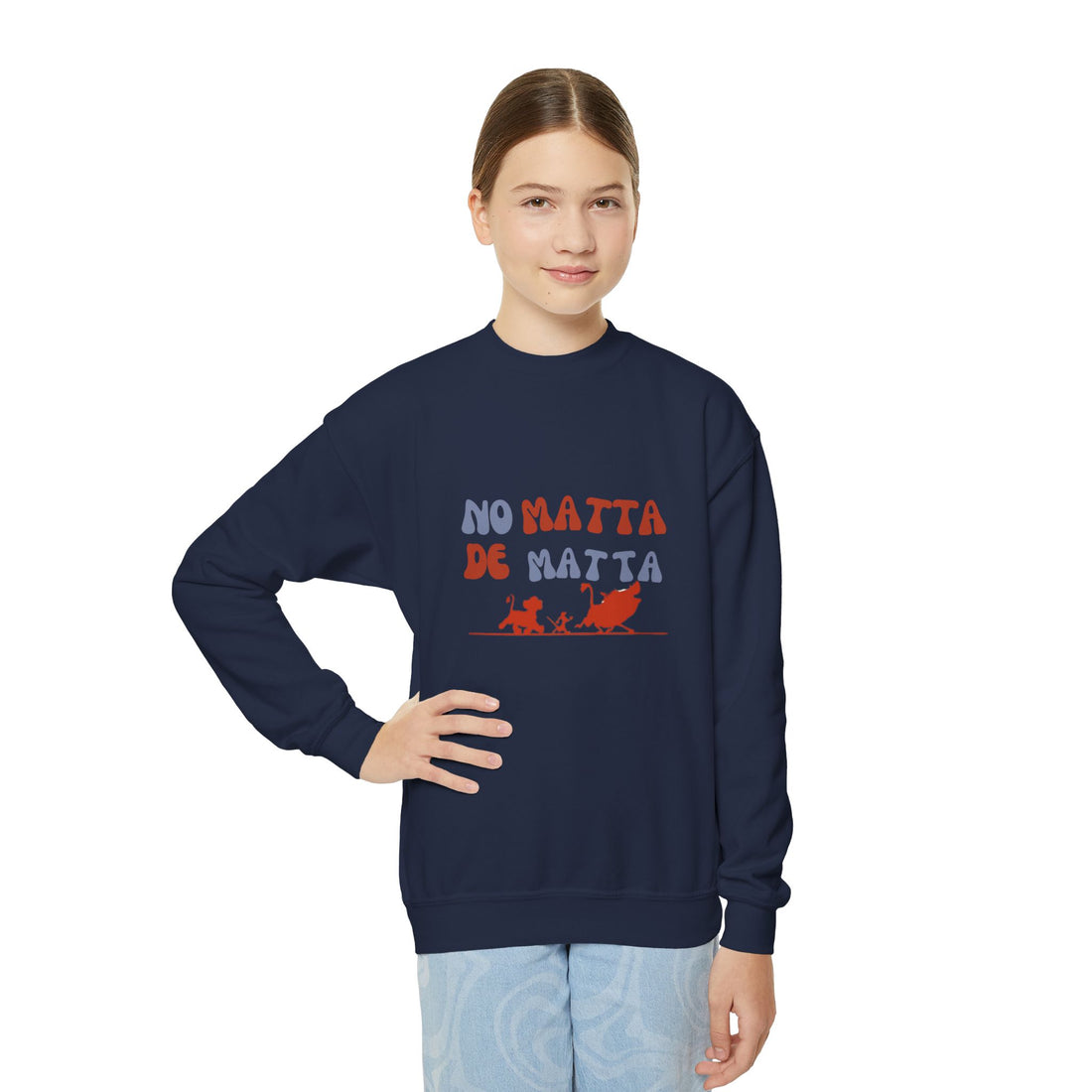 No Matta De Matta Kids Sweatshirt