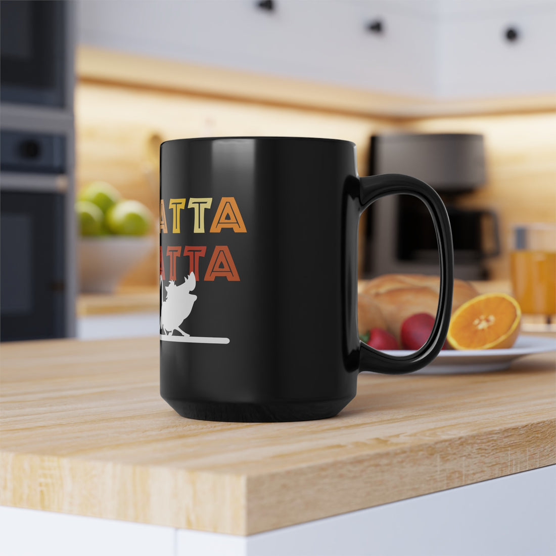 No Matta De Matta Black Mug (11oz, 15oz)