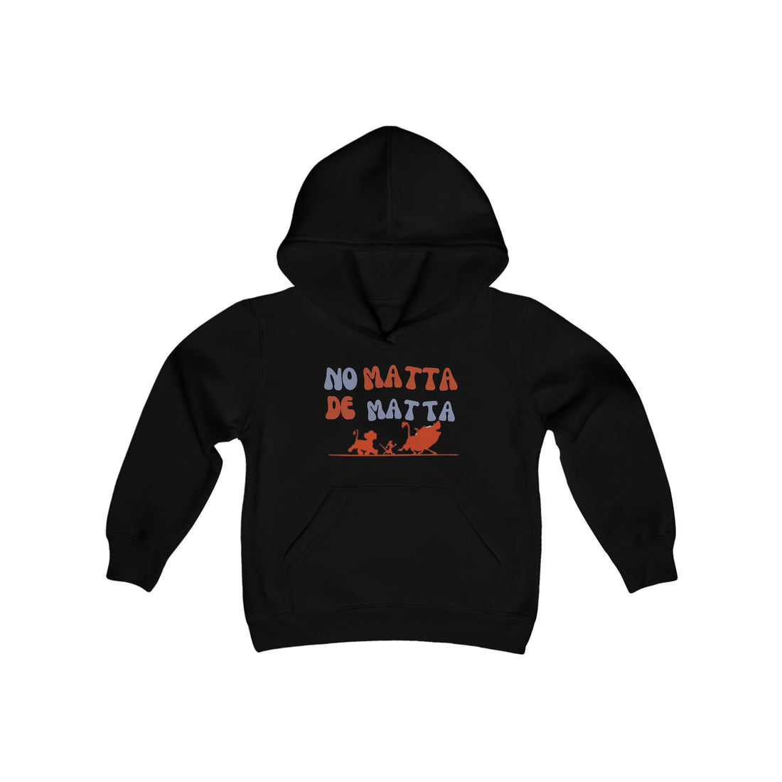 No Matta De Matta Kids Hooded Sweatshirt