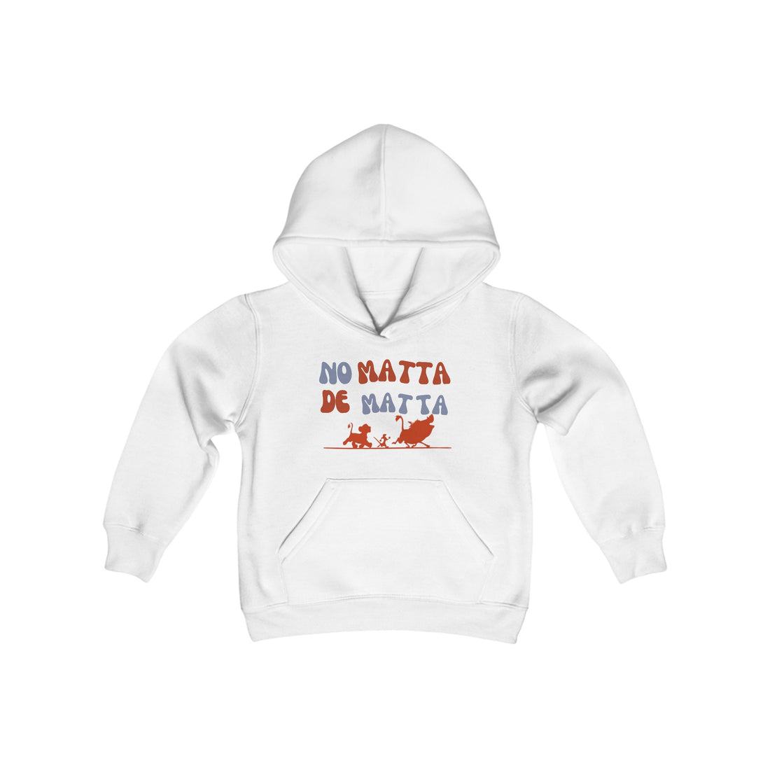 No Matta De Matta Kids Hooded Sweatshirt