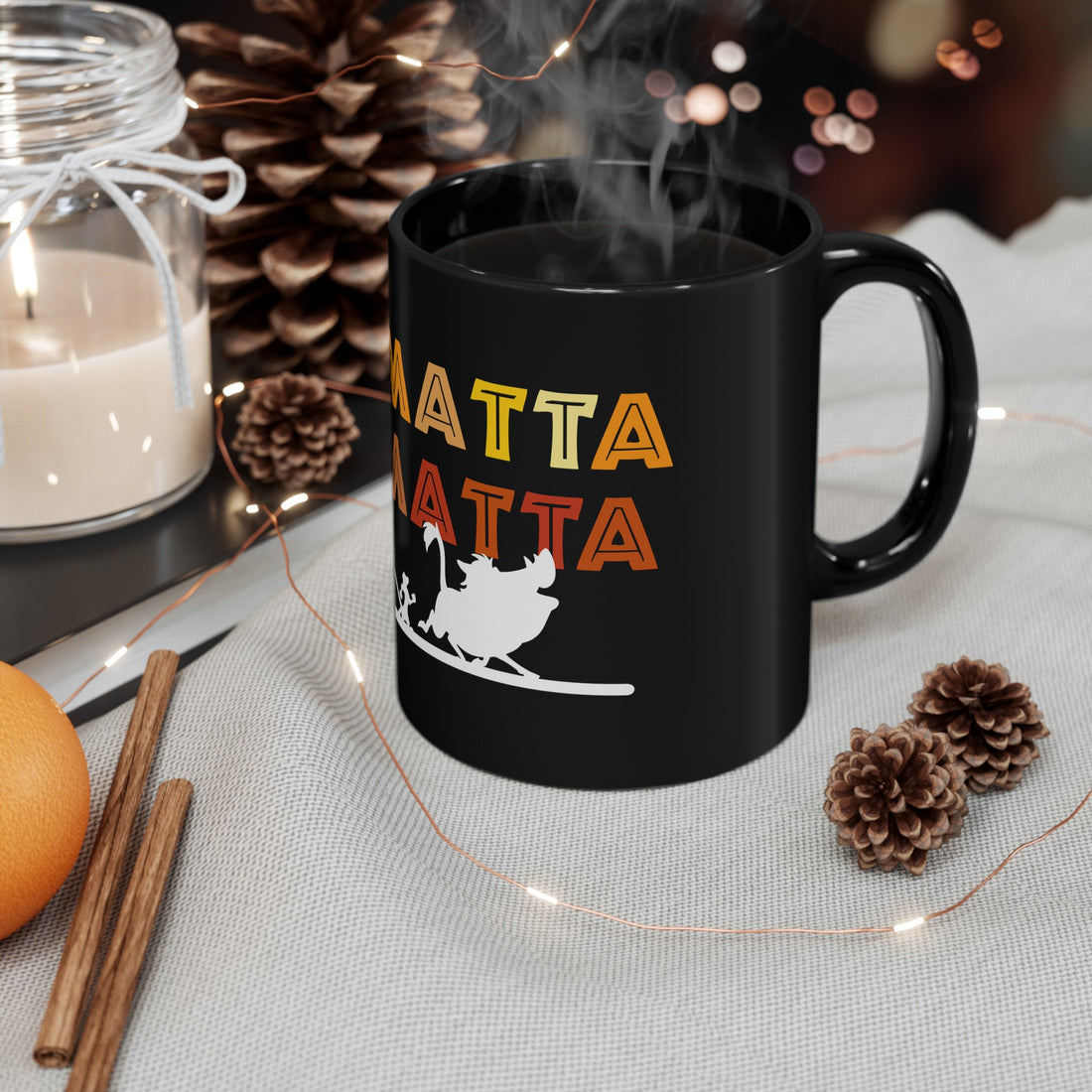 No Matta De Matta Black Mug (11oz, 15oz)