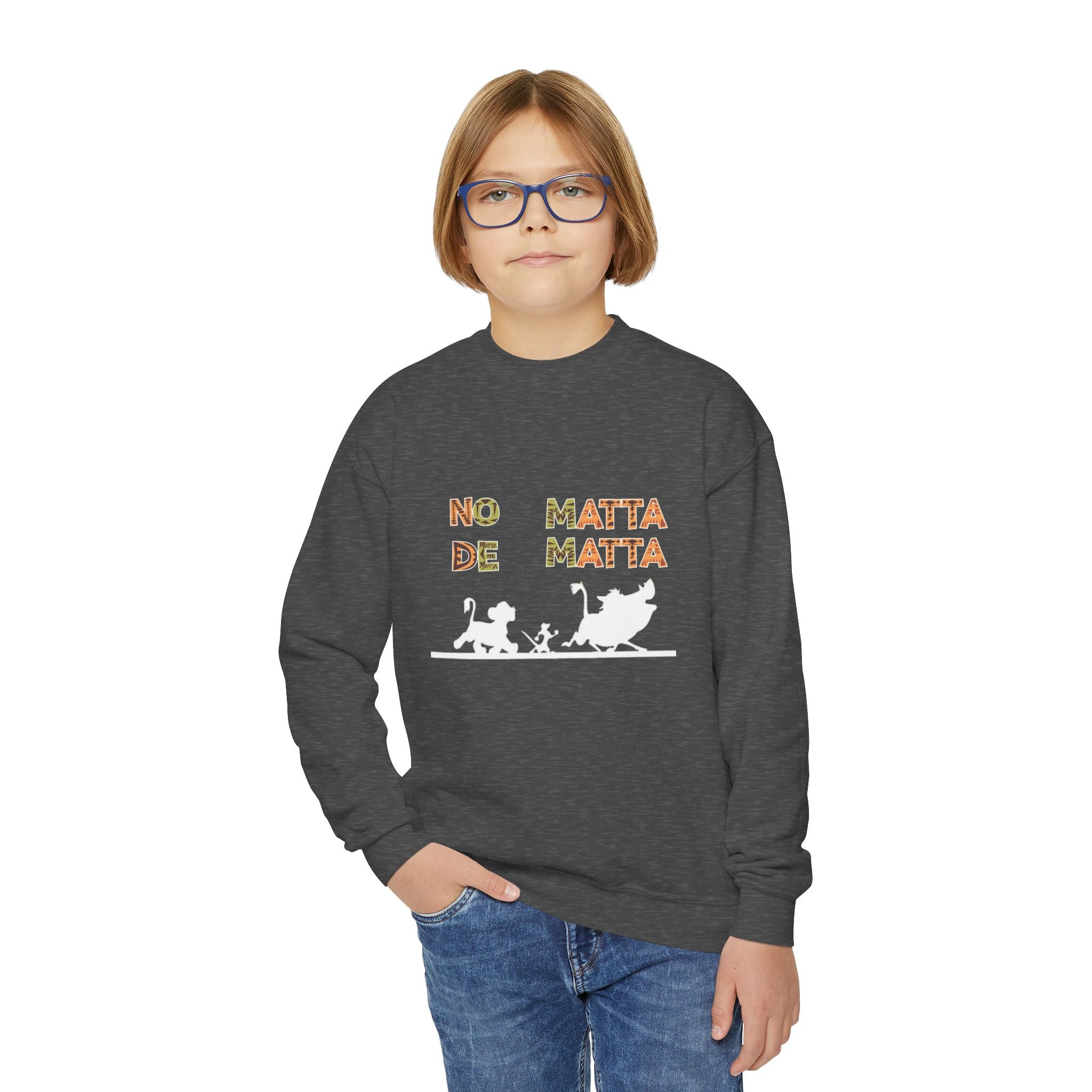 No Matta De Matta Kids Sweatshirt