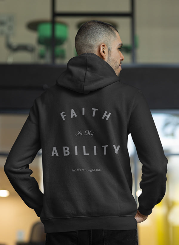 Faith Is My Ability Hoodie Black